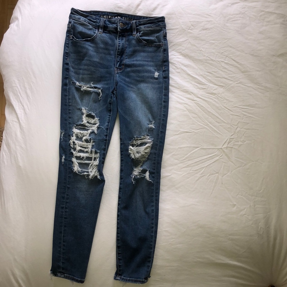 American eagle super hi-rise jegging’s